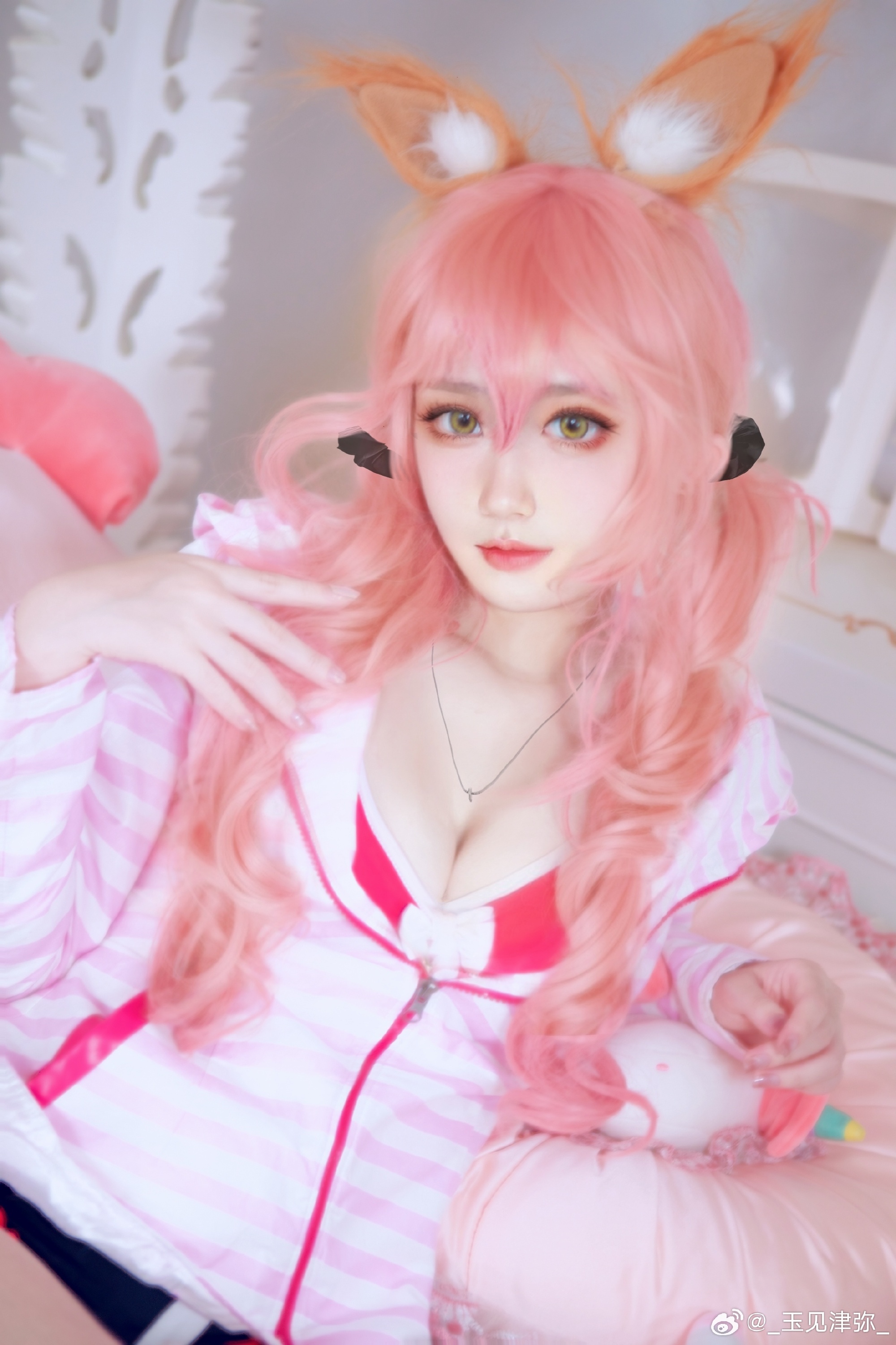 动漫Cosplay,Fate,GrandOrder玉藻前@_玉见津弥_