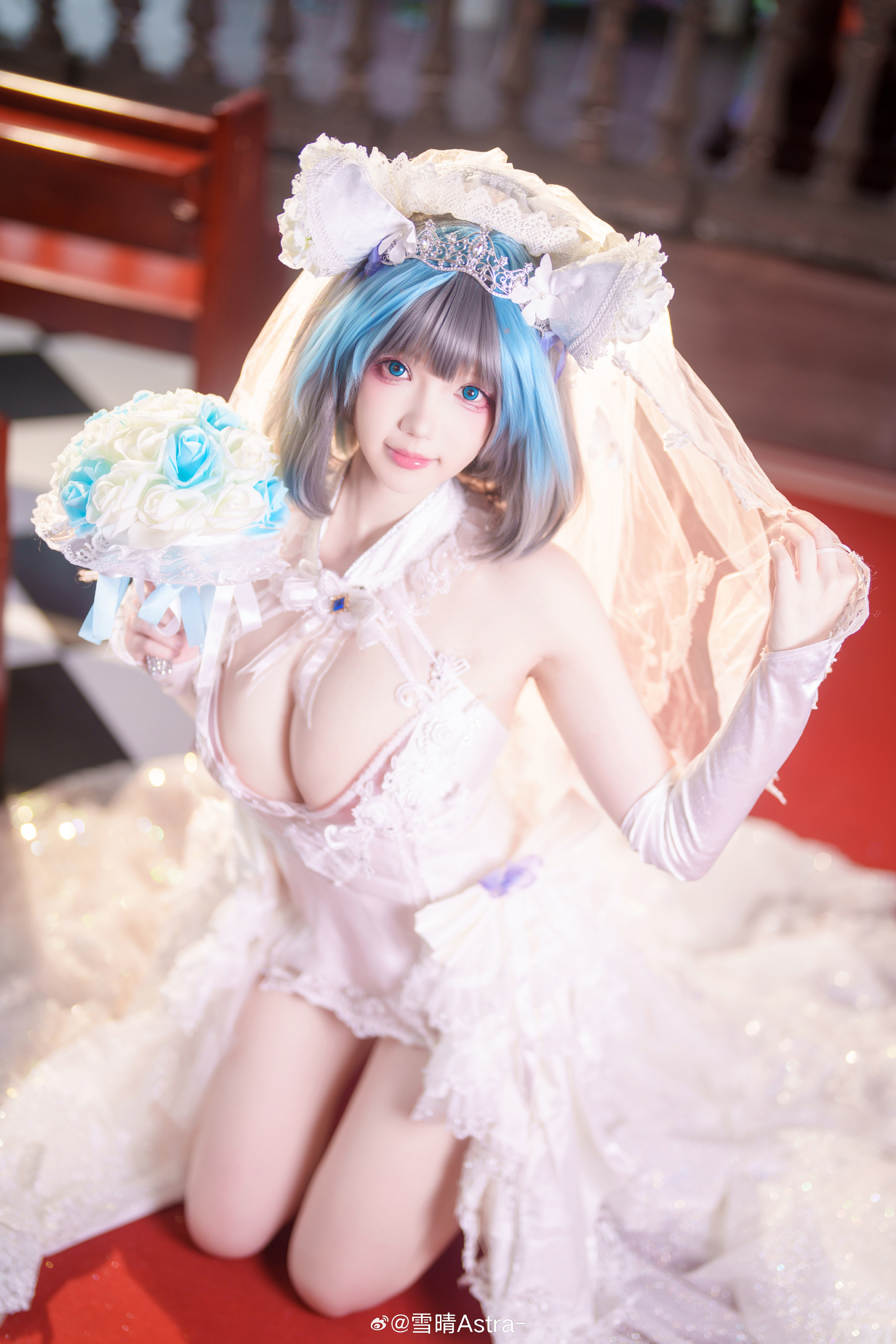 COSPLAY 柴郡誓约花嫁，各位指挥官～圣诞节快乐️@雪晴Astra-