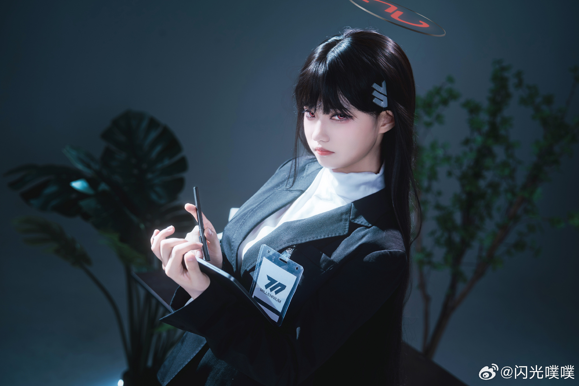 cosplay 蔚蓝档案 调月莉音@闪光噗噗