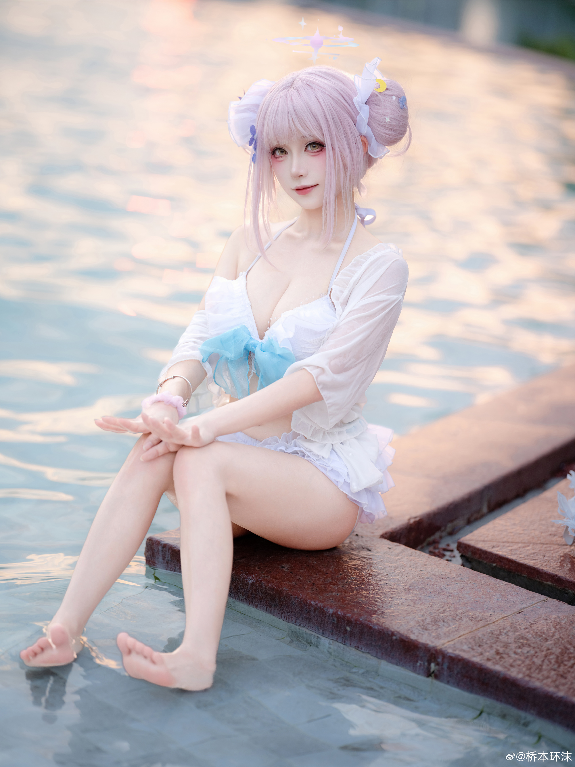 cosplay 蔚蓝档案 圣园未花@桥本环沫