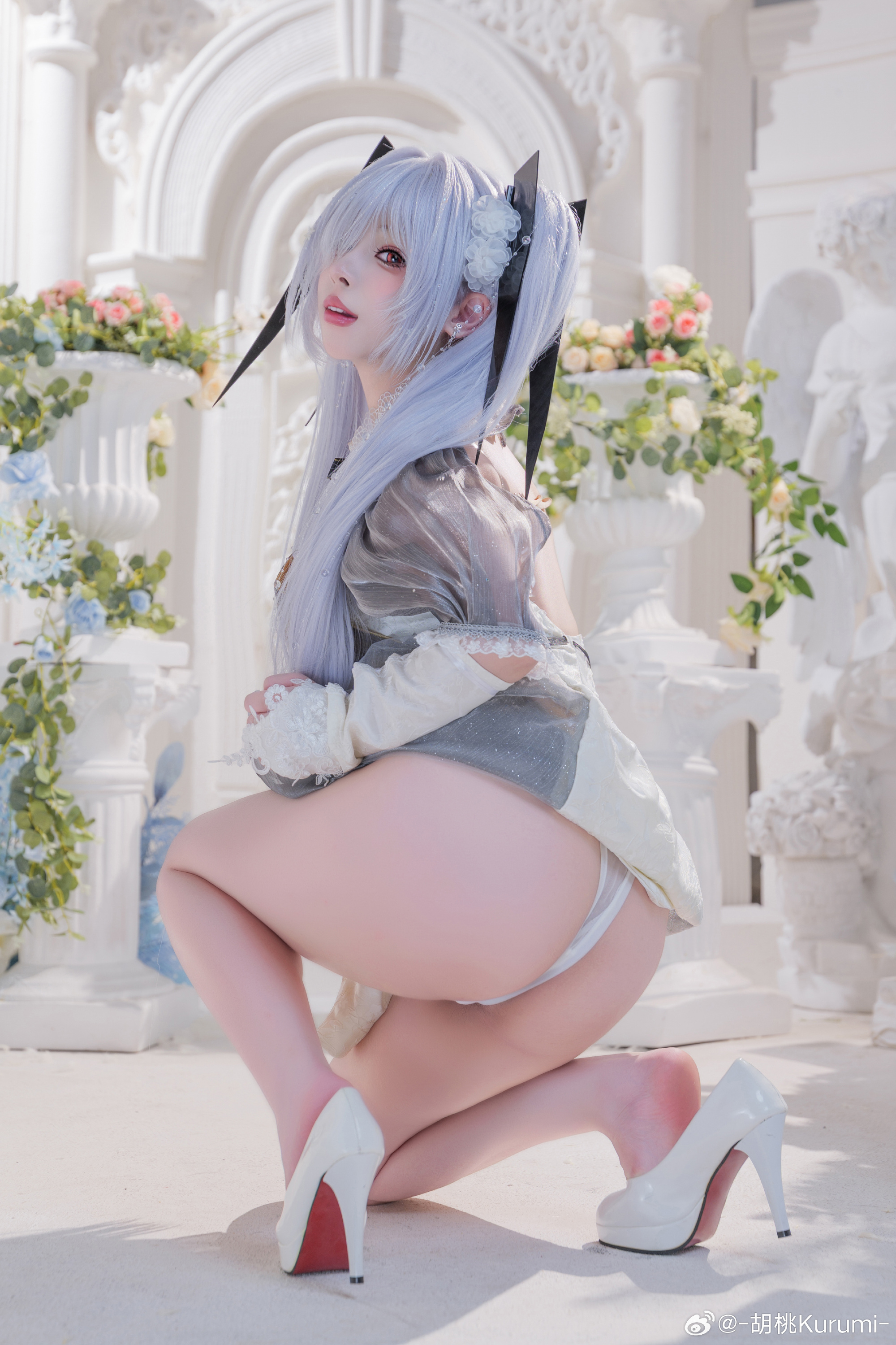 cosplay Nikke:胜利女神 灰姑娘白蔷薇@-胡桃Kurumi-
