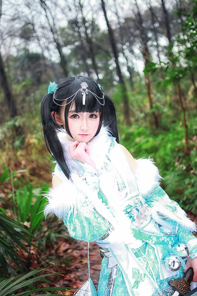 [cosplay]天涯明月刀 圣绣•雪影[二次元cos]