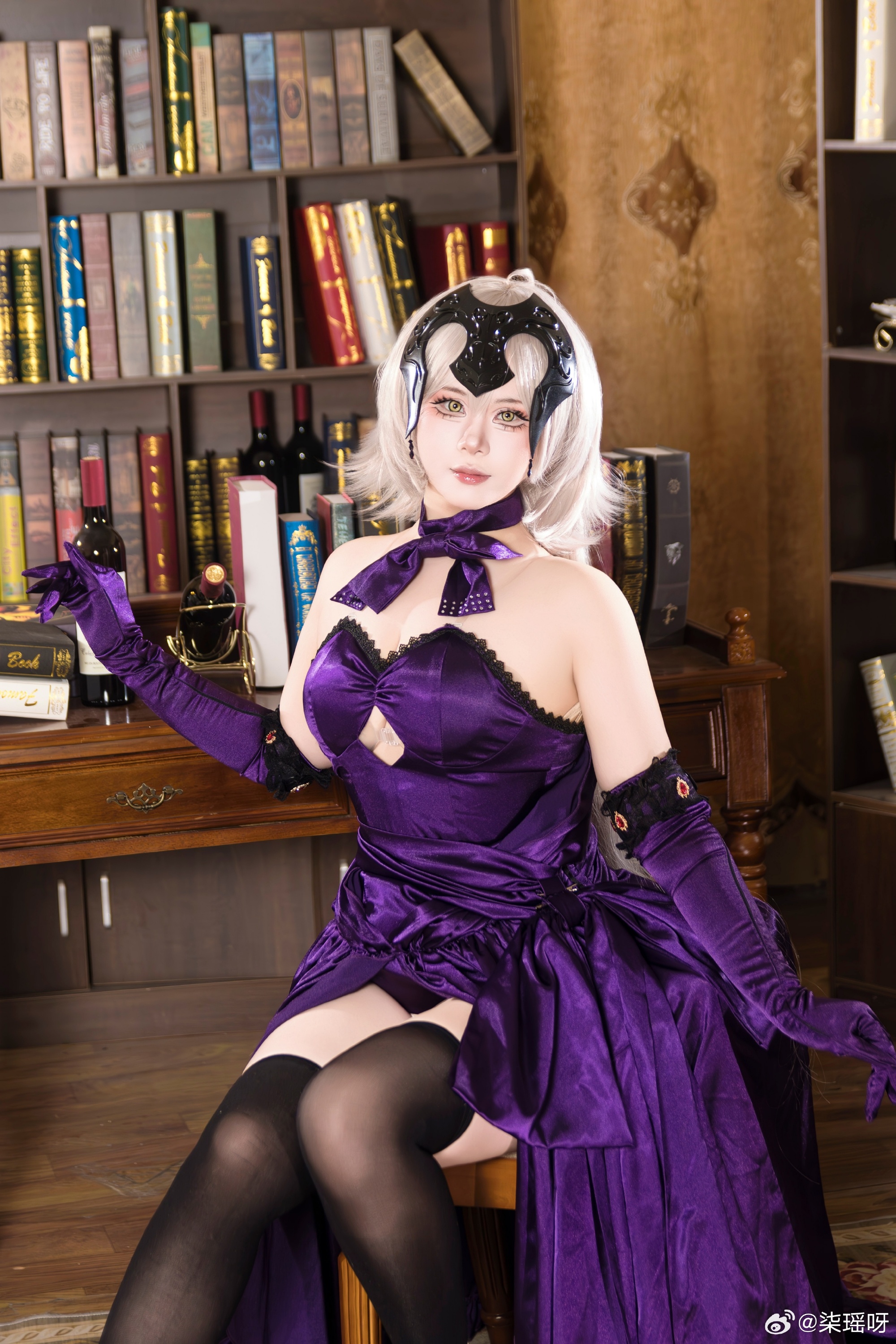 cosplay 哎呀，还真不能小觑呢 fgo 黑贞德 醉贞德@柒瑶呀