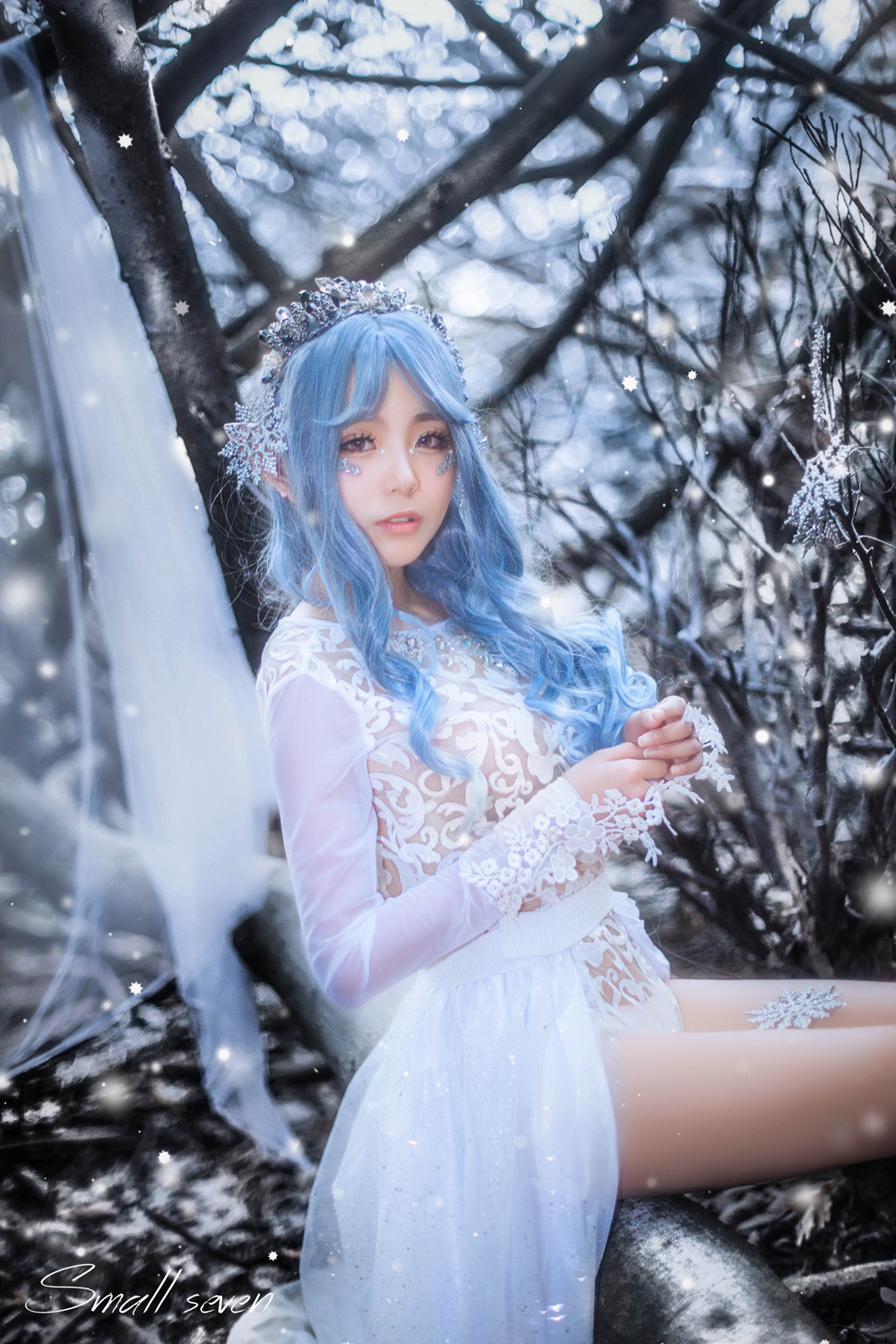 史上穿的最少的雪精灵！美到丧心病狂！